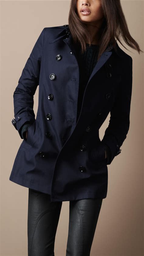 burberry trench blue short jacket|burberry trench coat original.